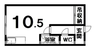 アドバンス木野【2階】の間取り